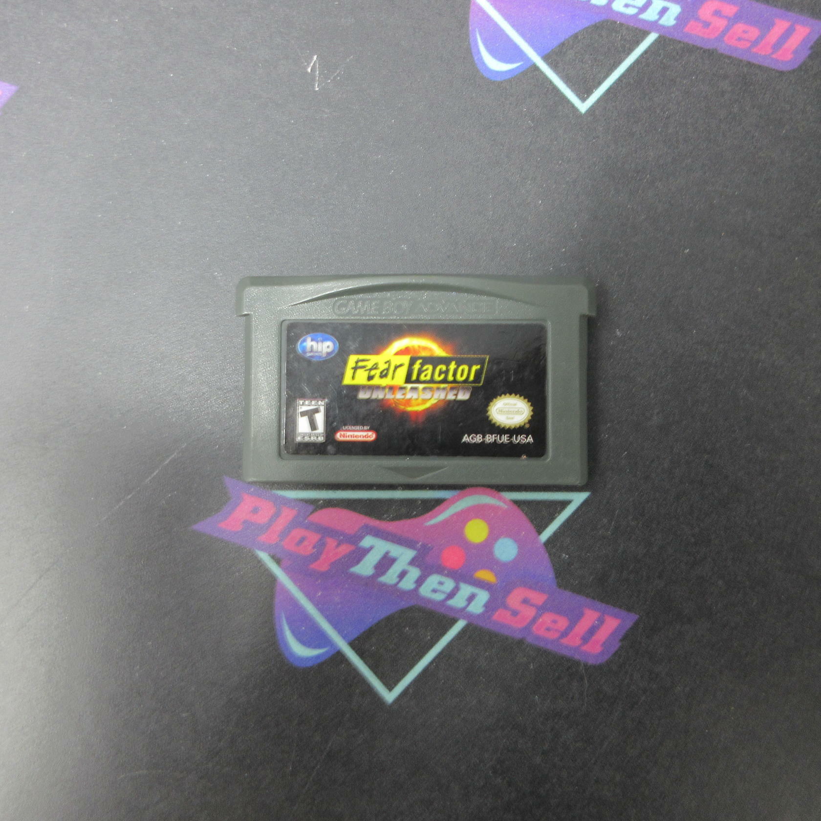 Fear Factor Unleashed Gameboy Advance Cart Only Authentic / Tested - Very Good