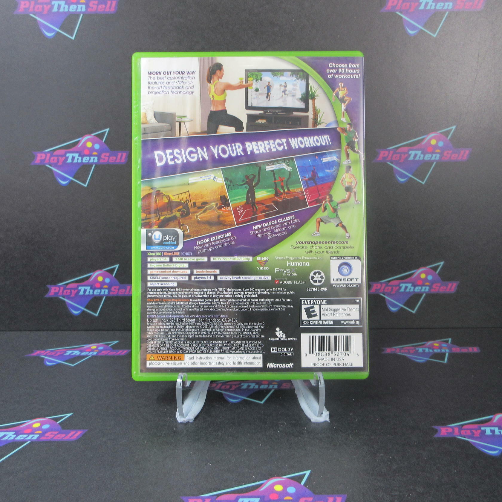 Your Shape Fitness Evolved 2012 Xbox 360 AD Complete CIB - Very Good