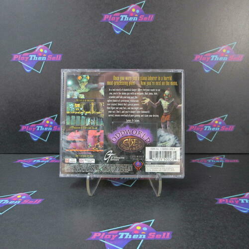 Oddworld Abe's Oddysee PS1 PlayStation 1 Black Label - Like New
