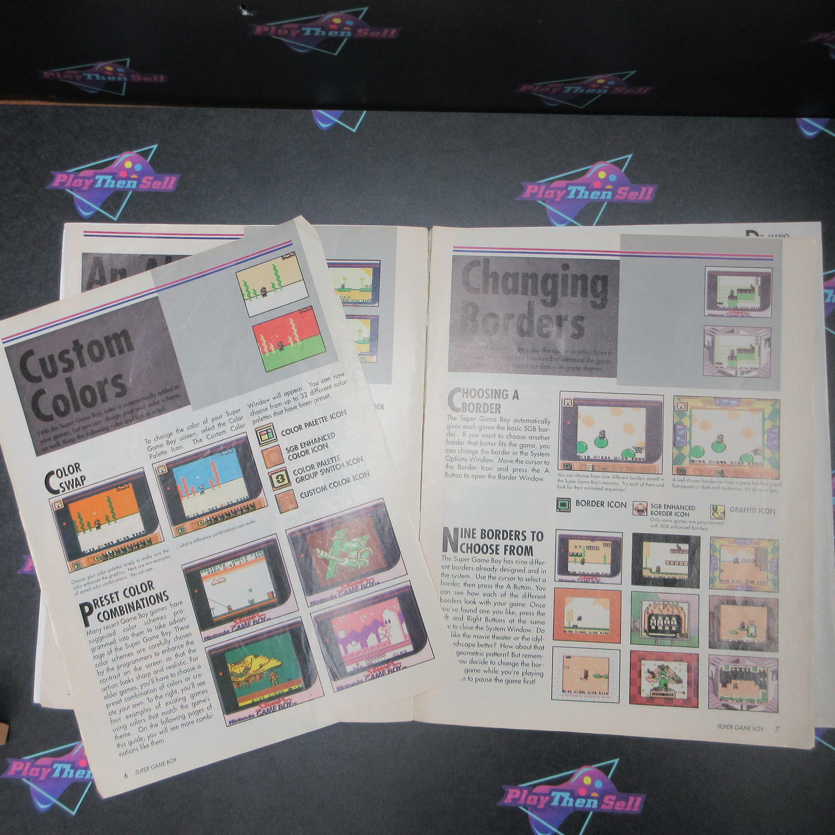 Vintage 1994 Super Game Boy Nintendo Official Complete Guide AD - See Pics - Good