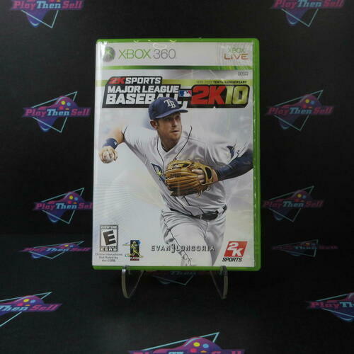 MLB 2K10 Xbox 360 AD Complete CIB - Very Good