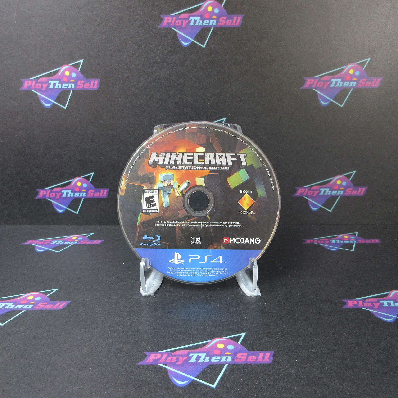 Minecraft PS4 PlayStation 4 Disc Only - Very Good