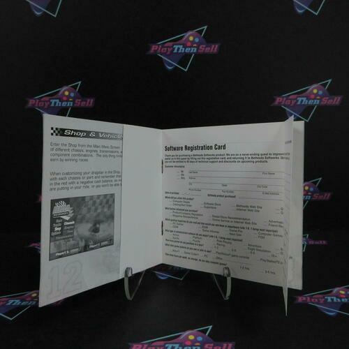 IHRA Drag Racing + Reg Card PS1 PlayStation 1 MD Complete CIB - Very Good