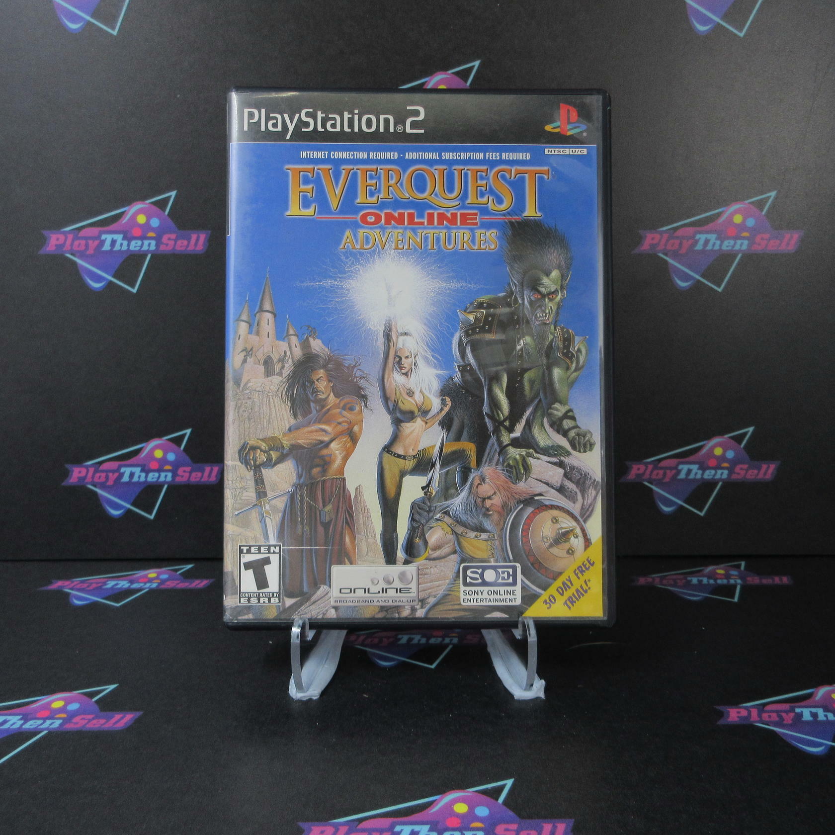 Everquest Online Adventure PS2 PlayStation 2 MD Complete CIB - Very Good
