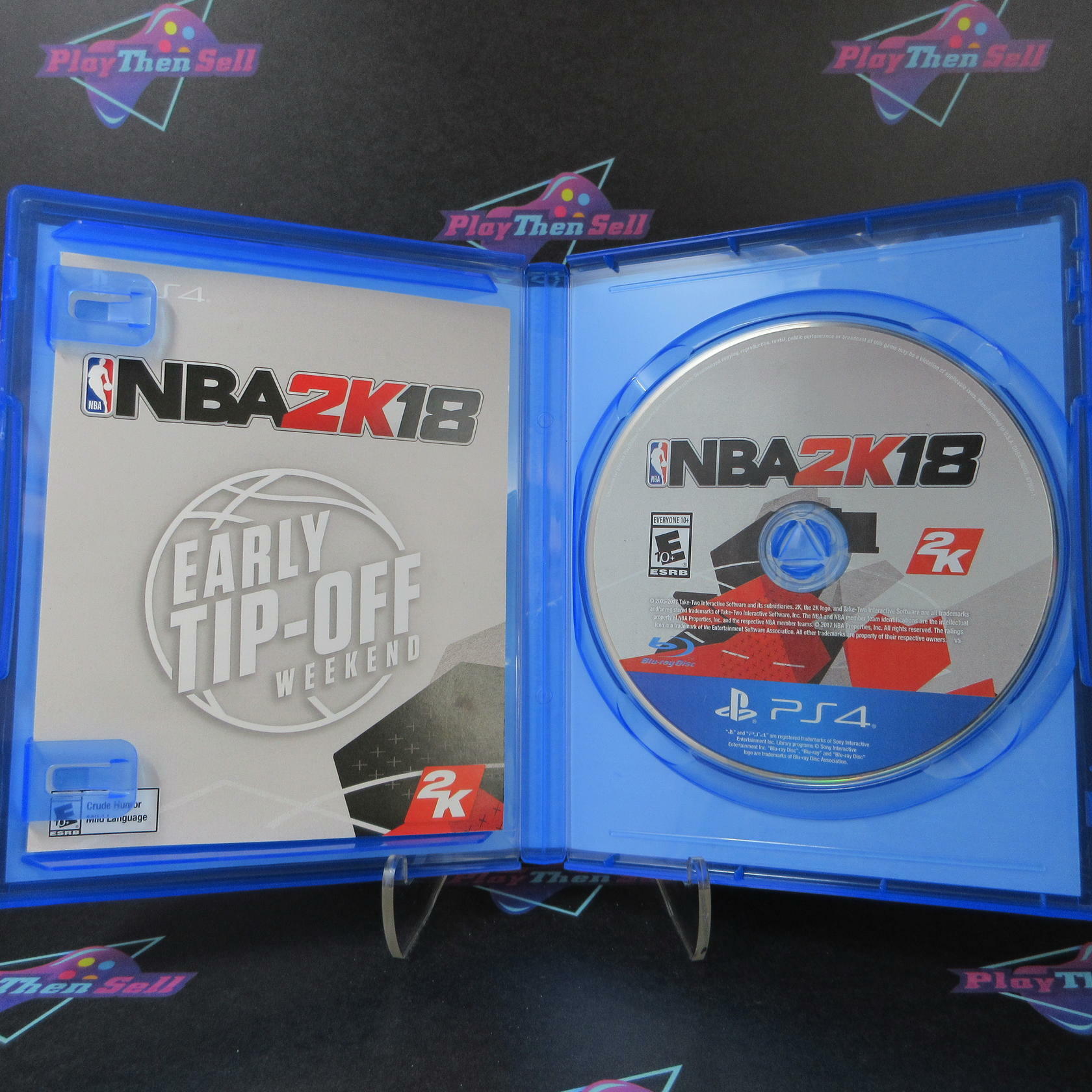 NBA 2K18 Early Tip-Off Edition PS4 PlayStation 4 AD Complete CIB - Very Good