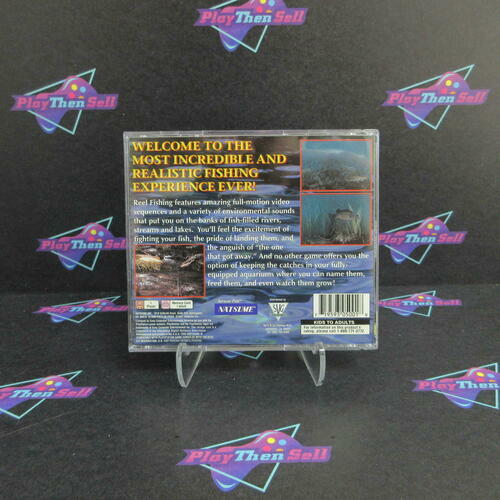 Reel Fishing PS1 PlayStation 1 Complete CIB - Excellent
