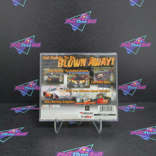 IHRA Drag Racing + Reg Card PS1 PlayStation 1 MD Complete CIB - Very Good