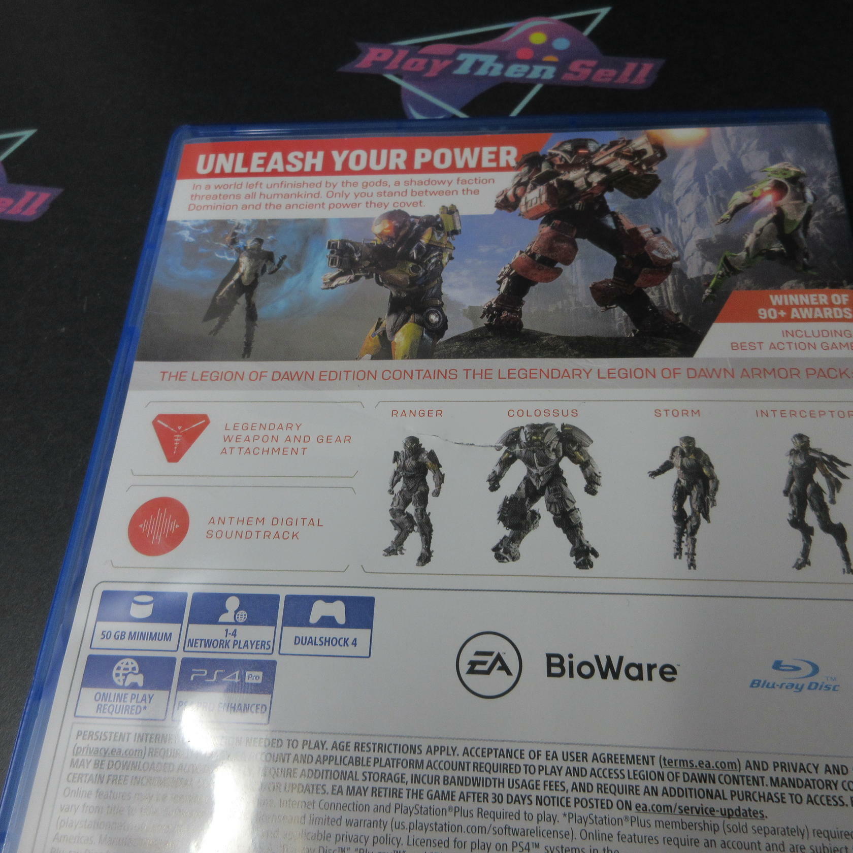 Anthem Legion of Dawn Edition PS4 PlayStation 4 AD - Very Good