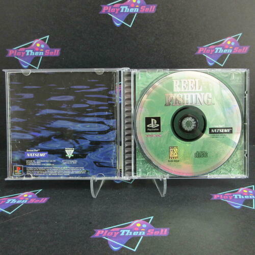Reel Fishing PS1 PlayStation 1 Complete CIB - Excellent