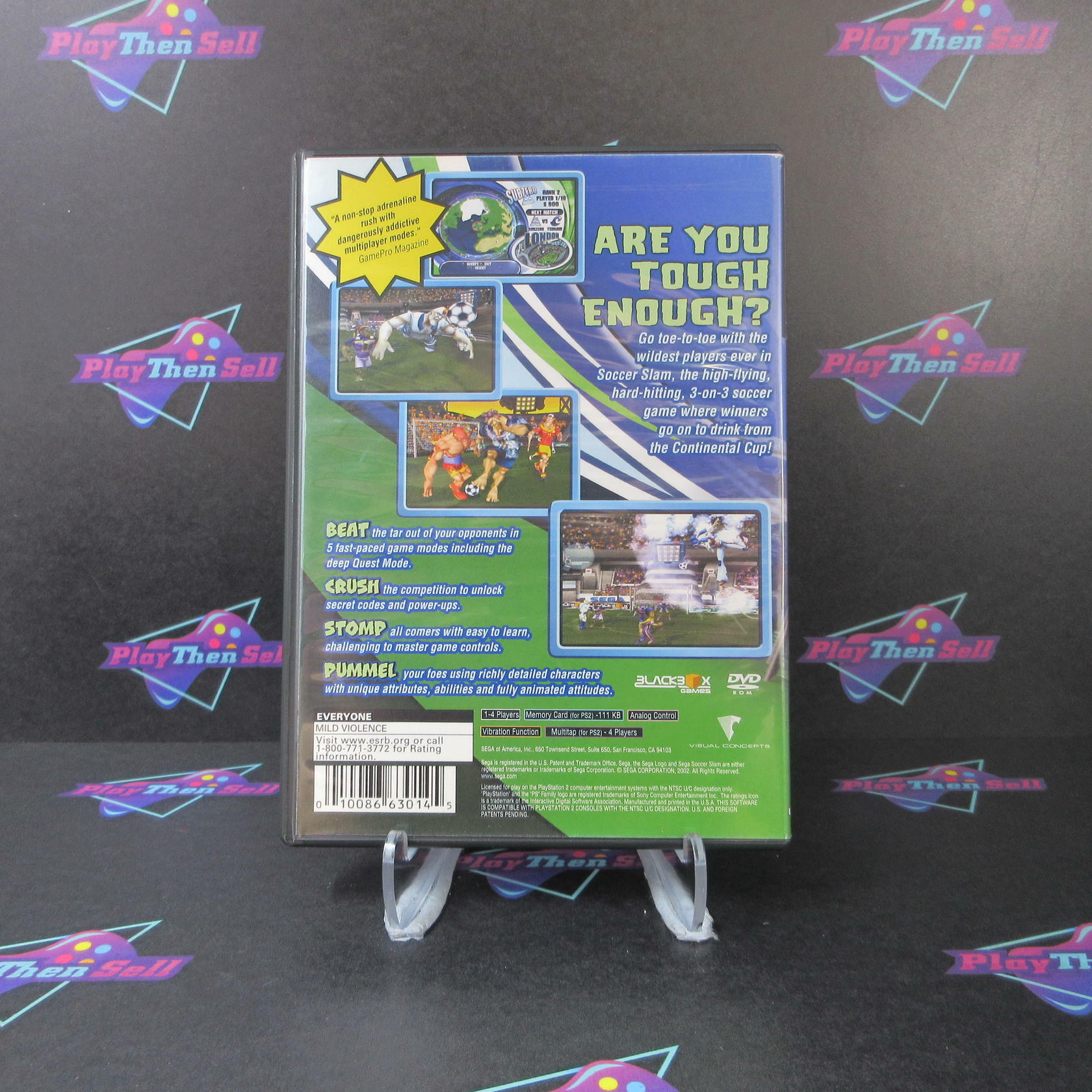 Sega Soccer Slam PS2 PlayStation 2 - Like New