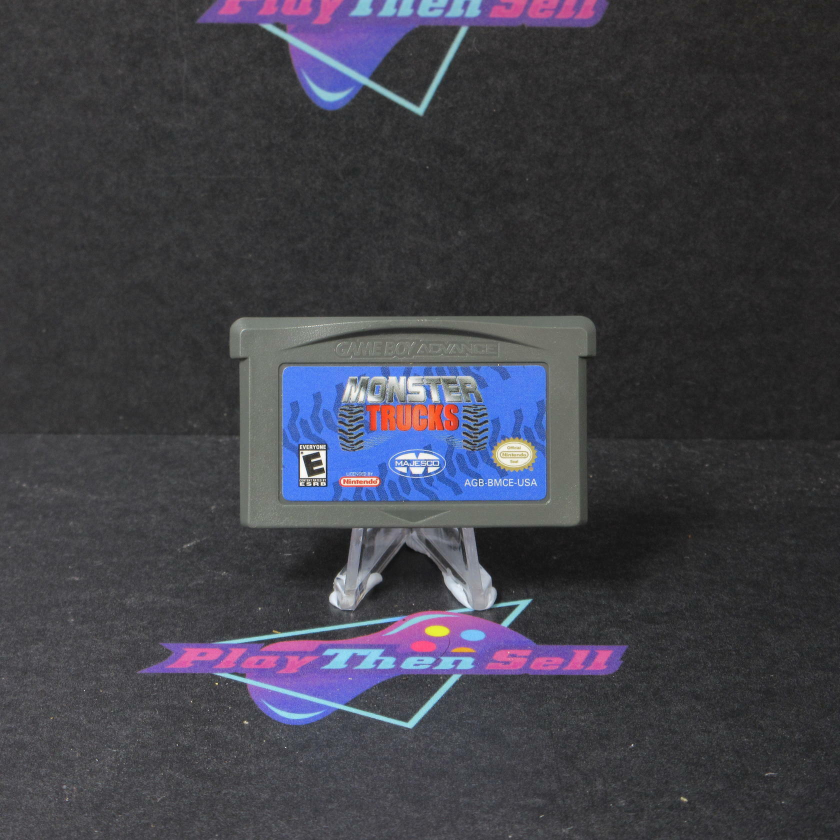 Monster Trucks GBA Gameboy Advance Cart Only Authentic / Tested - Very Good