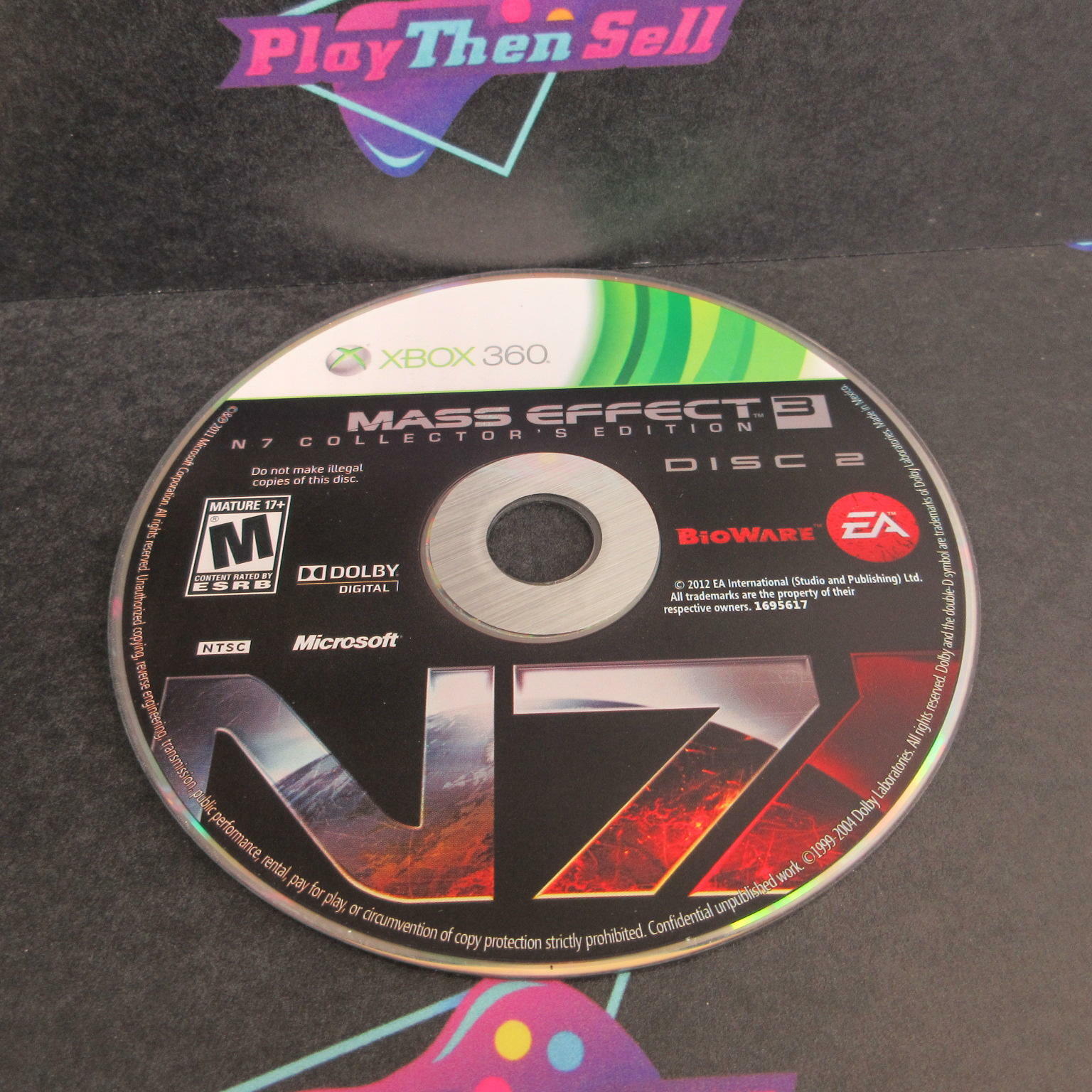 Mass Effect 3 Collector's Ed Xbox 360 DD - Very Good