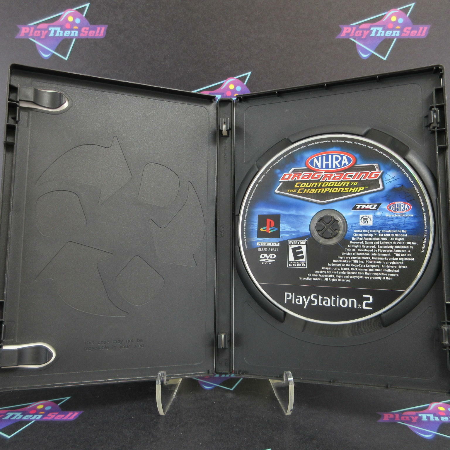 NHRA Countdown to the Championship 2007 Rental Art PS2 AD/NM - Very Good