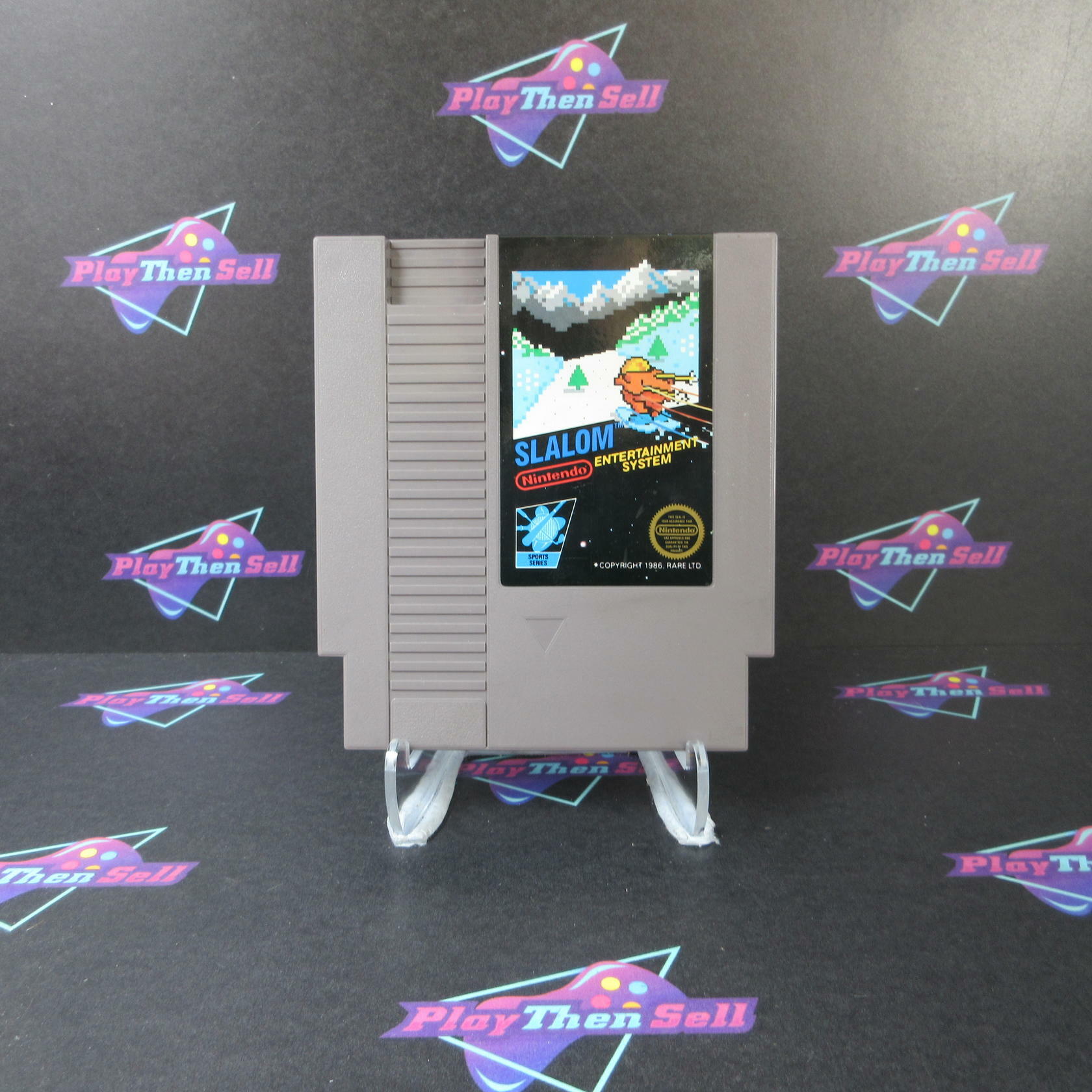 Slalom NES Nintendo Cartridge Only Authentic / Tested - Very Good