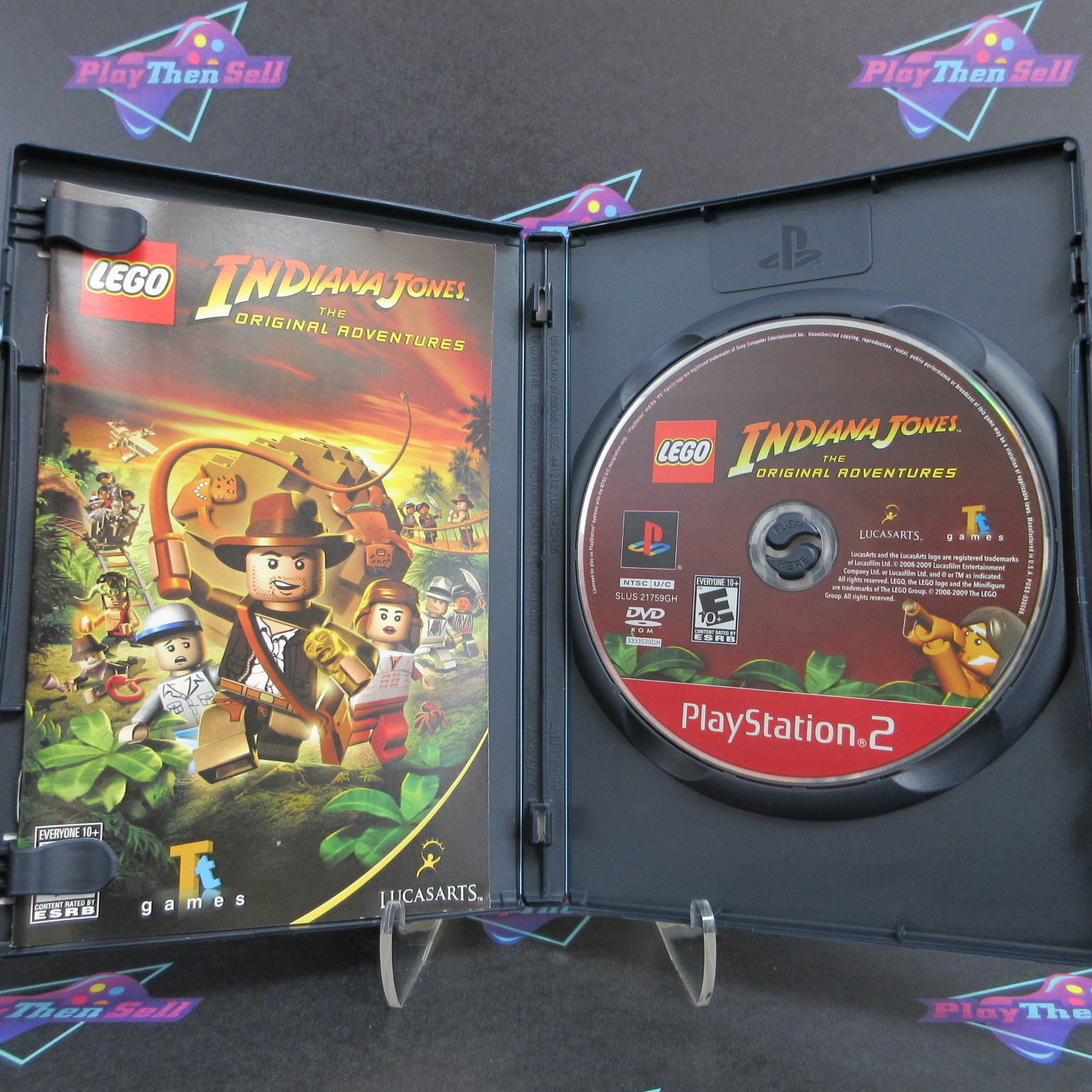 Lego Indiana Jones The Original Adventures PlayStation 2 GH - Like New