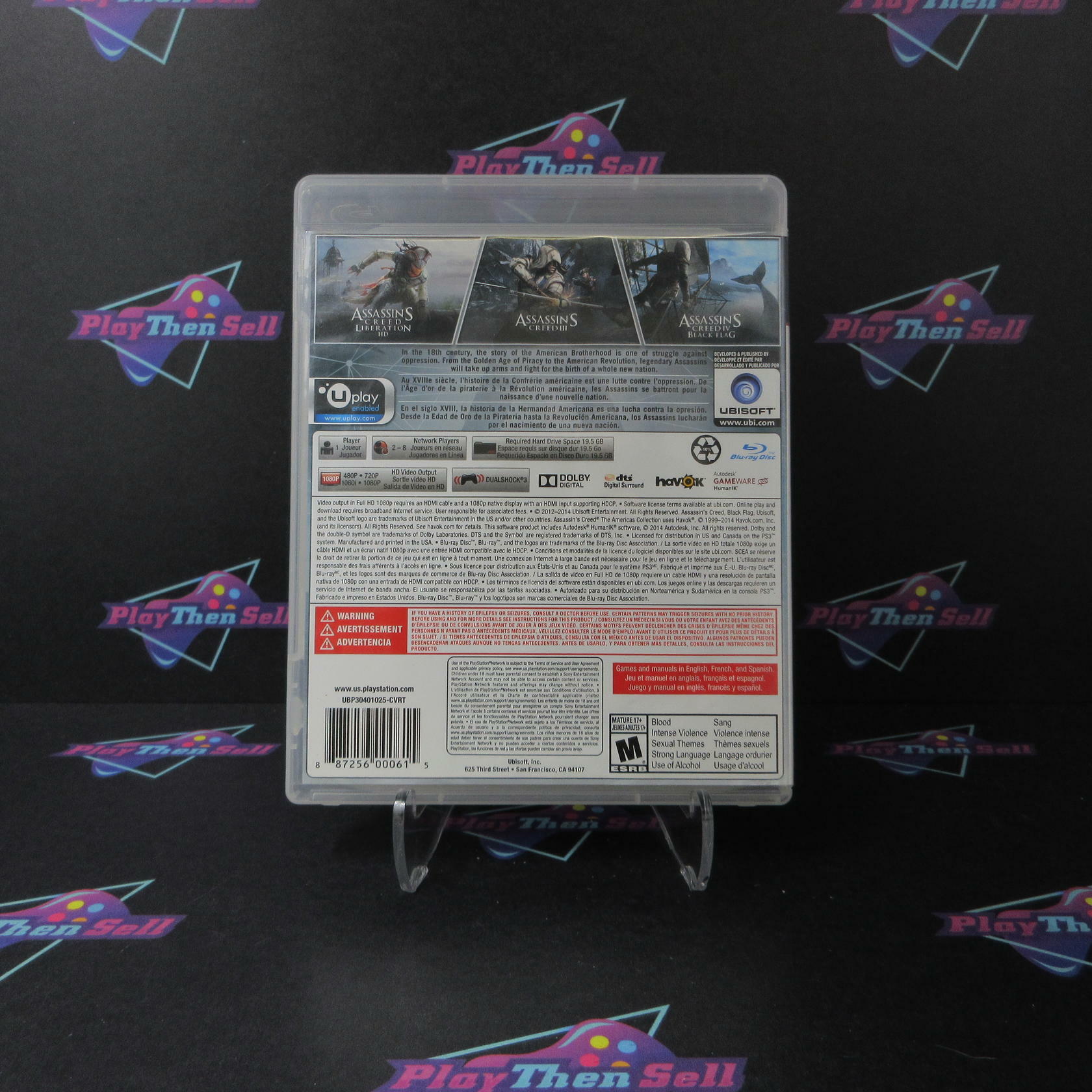 Assassin's Creed The Americas Collection PS3 PlayStation 3 AD/NM - Very Good