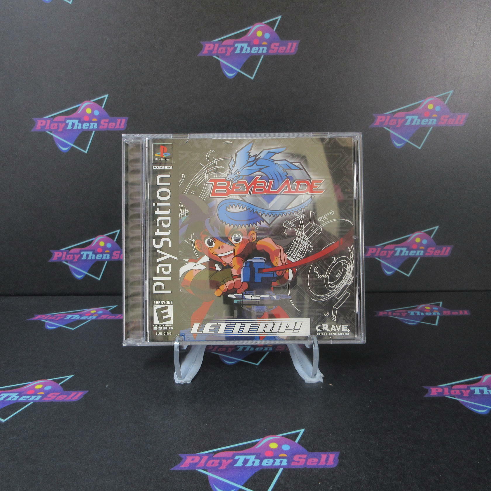 BeyBlade PS1 PlayStation 1 MD Complete CIB - Very Good