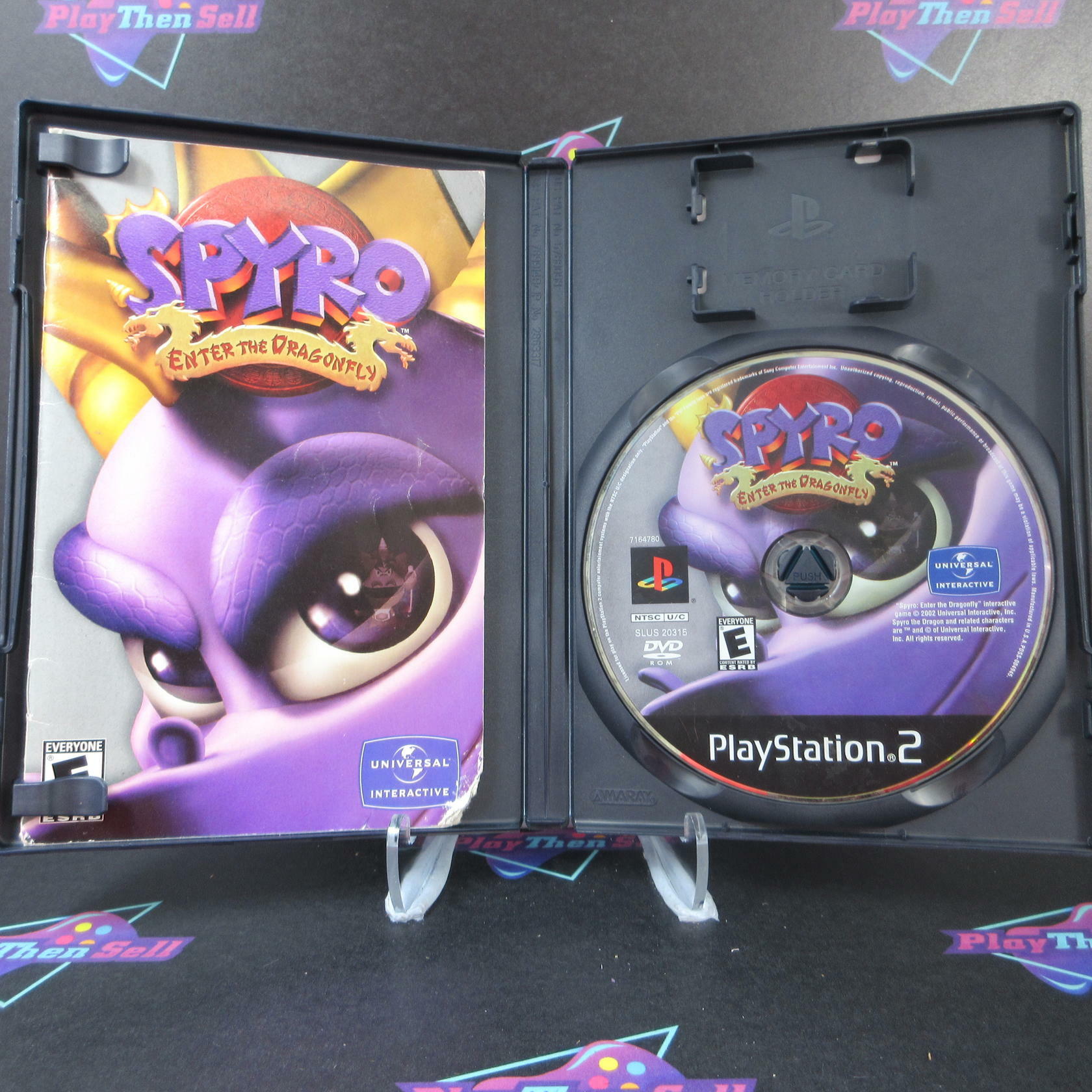 Spyro Enter the Dragonfly + Reg Card PS2 PlayStation 2 AD/MD Complete CIB - Very Good