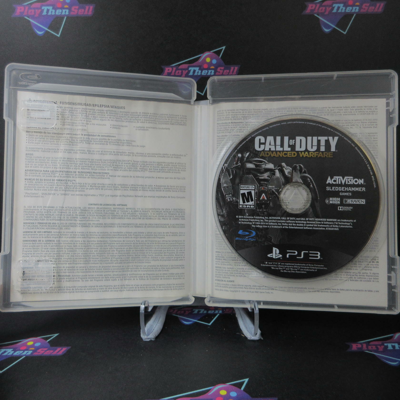 Call of Duty Advanced Warfare PS3 PlayStation 3 AD Complete CIB - Very Good