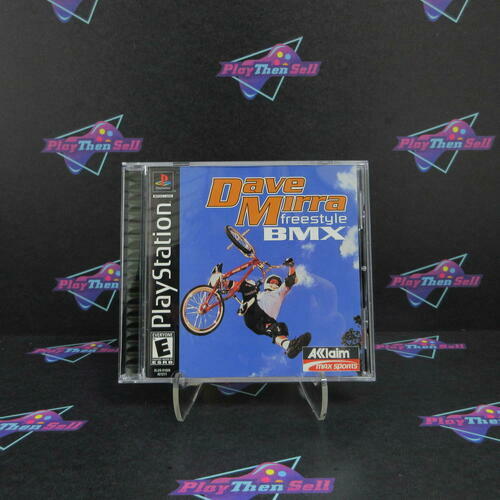 Dave Mirra Freestyle BMX PS1 PlayStation 1 + Reg Card - Like New
