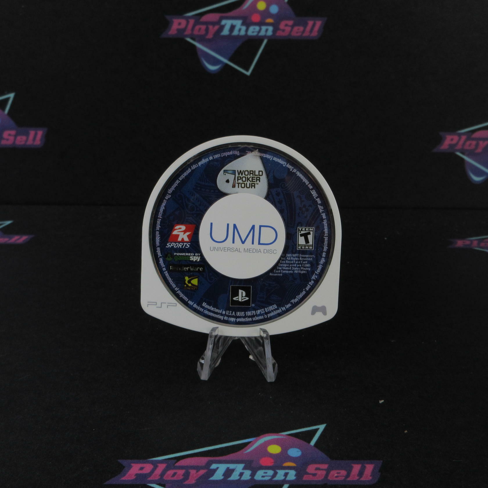 World Poker Tour - Sony PSP Disc Only Authentic / Tested - Very Good