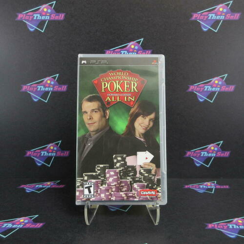 World Championship Poker All In Clear UMD Sony PSP - Like New