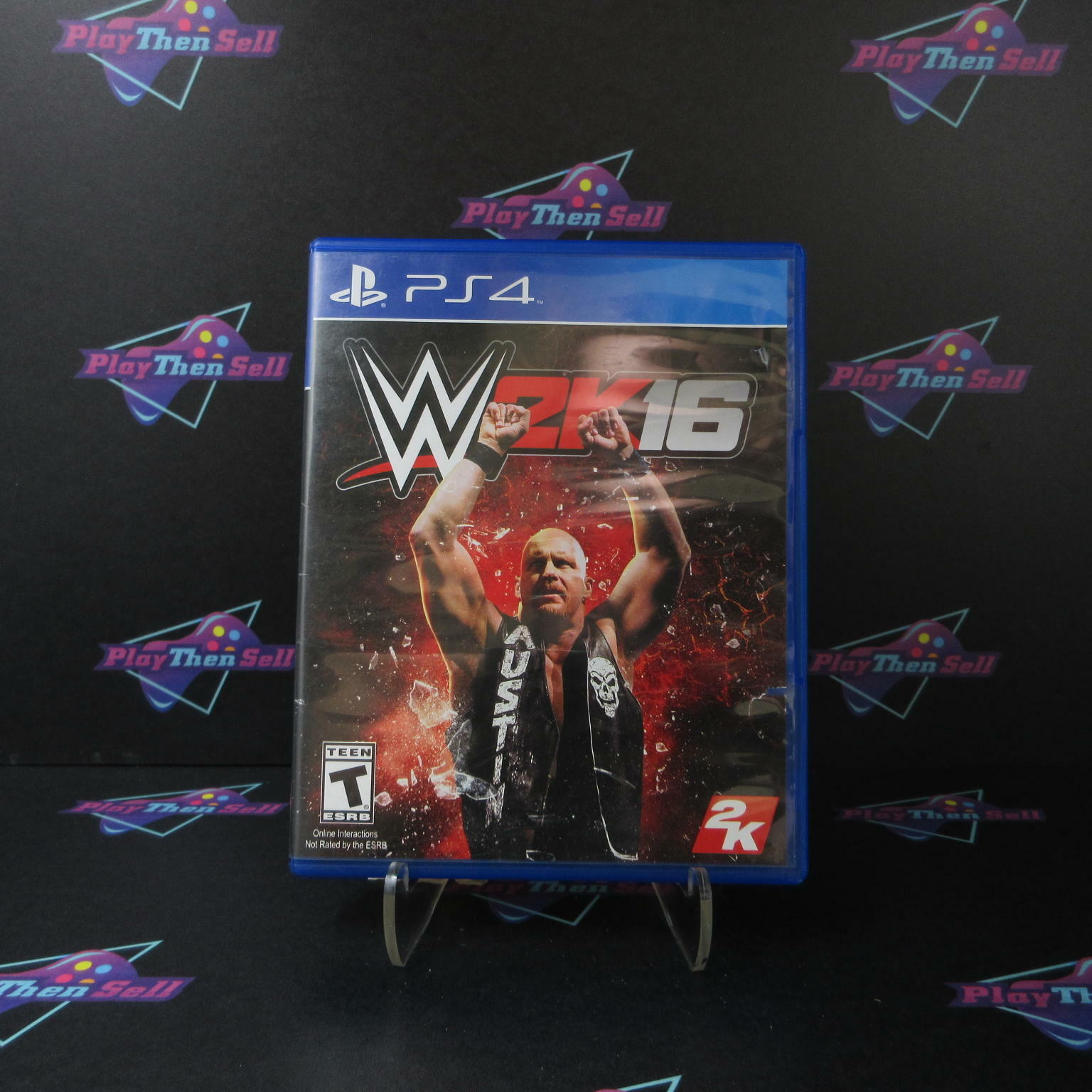WWE 2K16 PS4 PlayStation 4 AD Complete CIB - Very Good