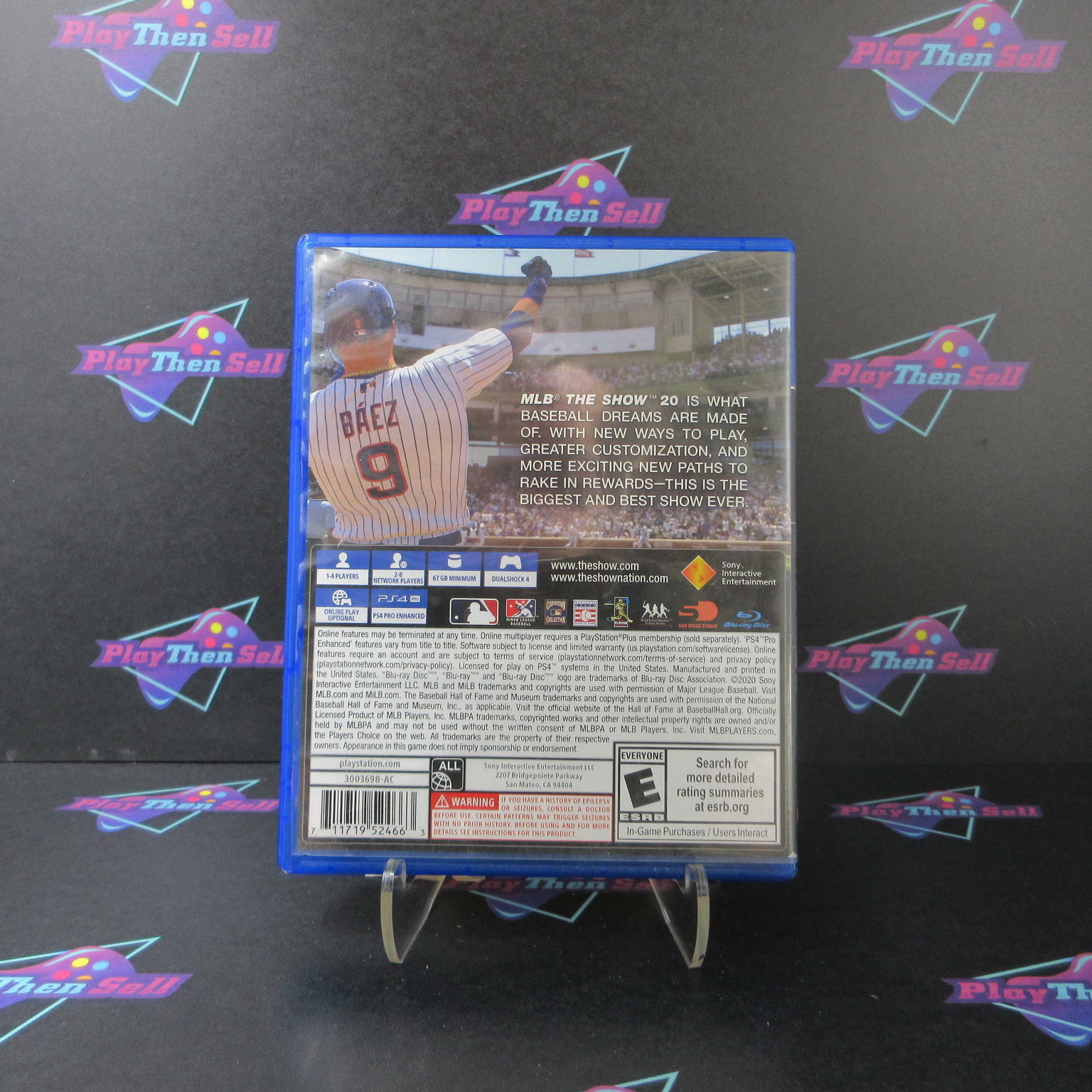 MLB The Show 20 PS4 PlayStation 4 AD - Very Good