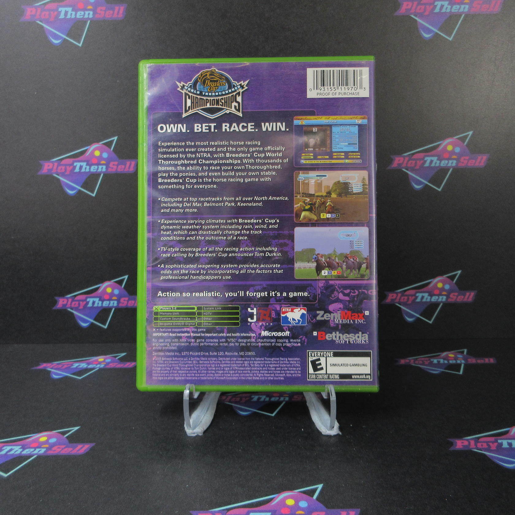 Breeders Cup World Thoroughbred Championships Xbox - Very Good