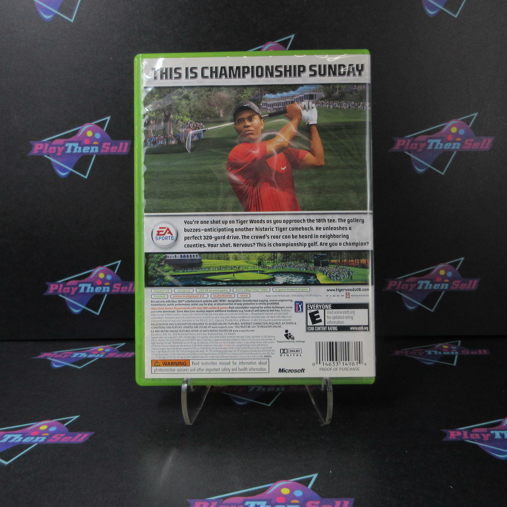 Tiger Woods PGA Tour 2006 - Xbox 360 MD Complete CIB - Very Good