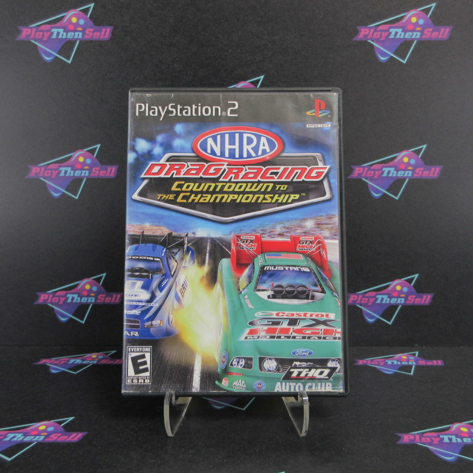 NHRA Countdown to the Championship 2007 Rental Art PS2 AD/NM - Very Good