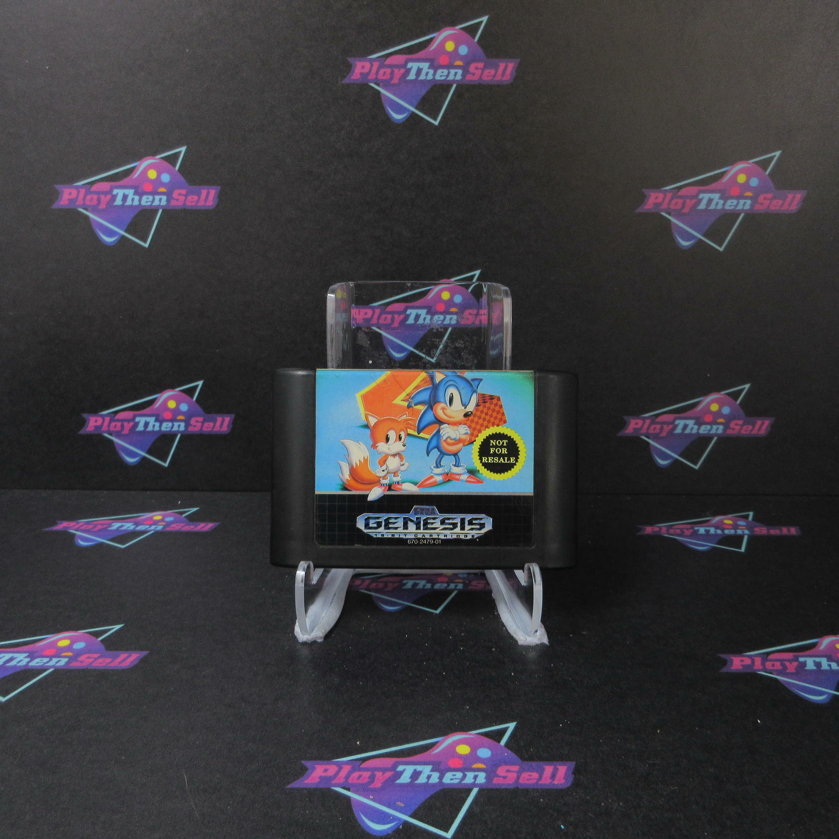 Sonic the Hedgehog 2 NFR Sega Genesis Cart Only Authentic / Tested - Very Good