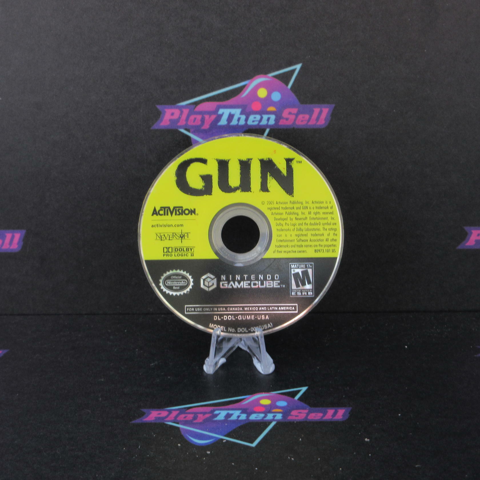 Gun - Gamecube Disc Only Authentic / Tested - Very Good