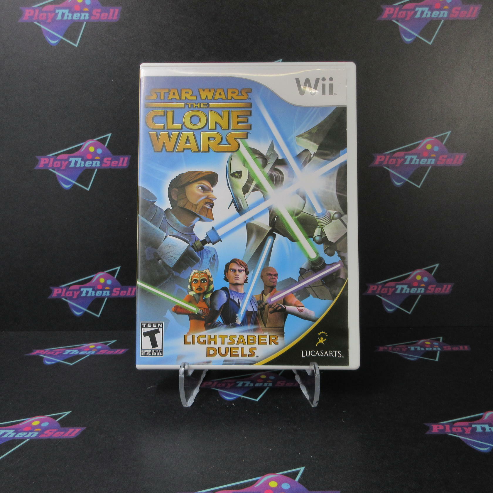 Star Wars the Clone Wars Lightsaber Duels Nintendo Wii - Very Good