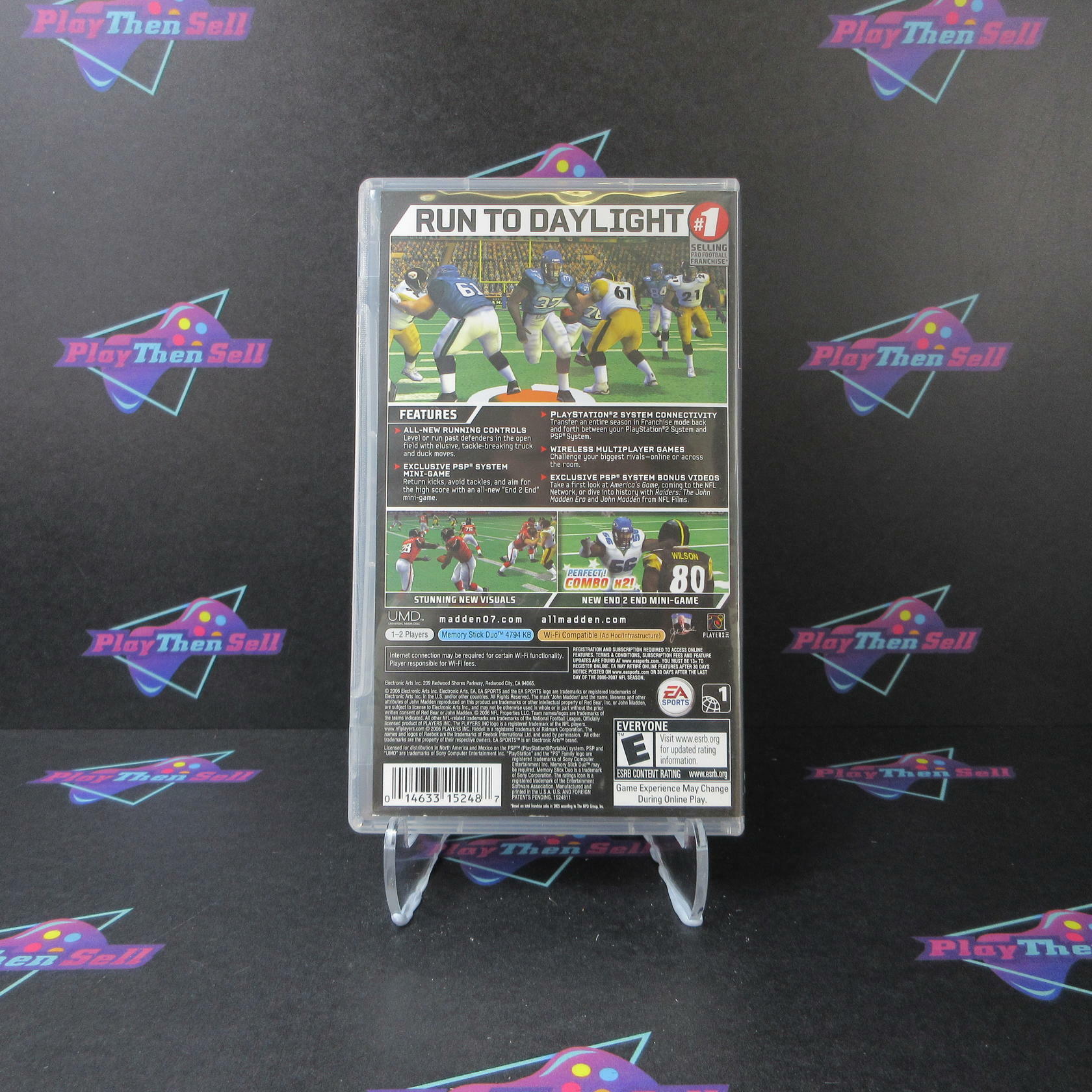 Madden NFL 07 Sony PSP Clear UMD - Very Good