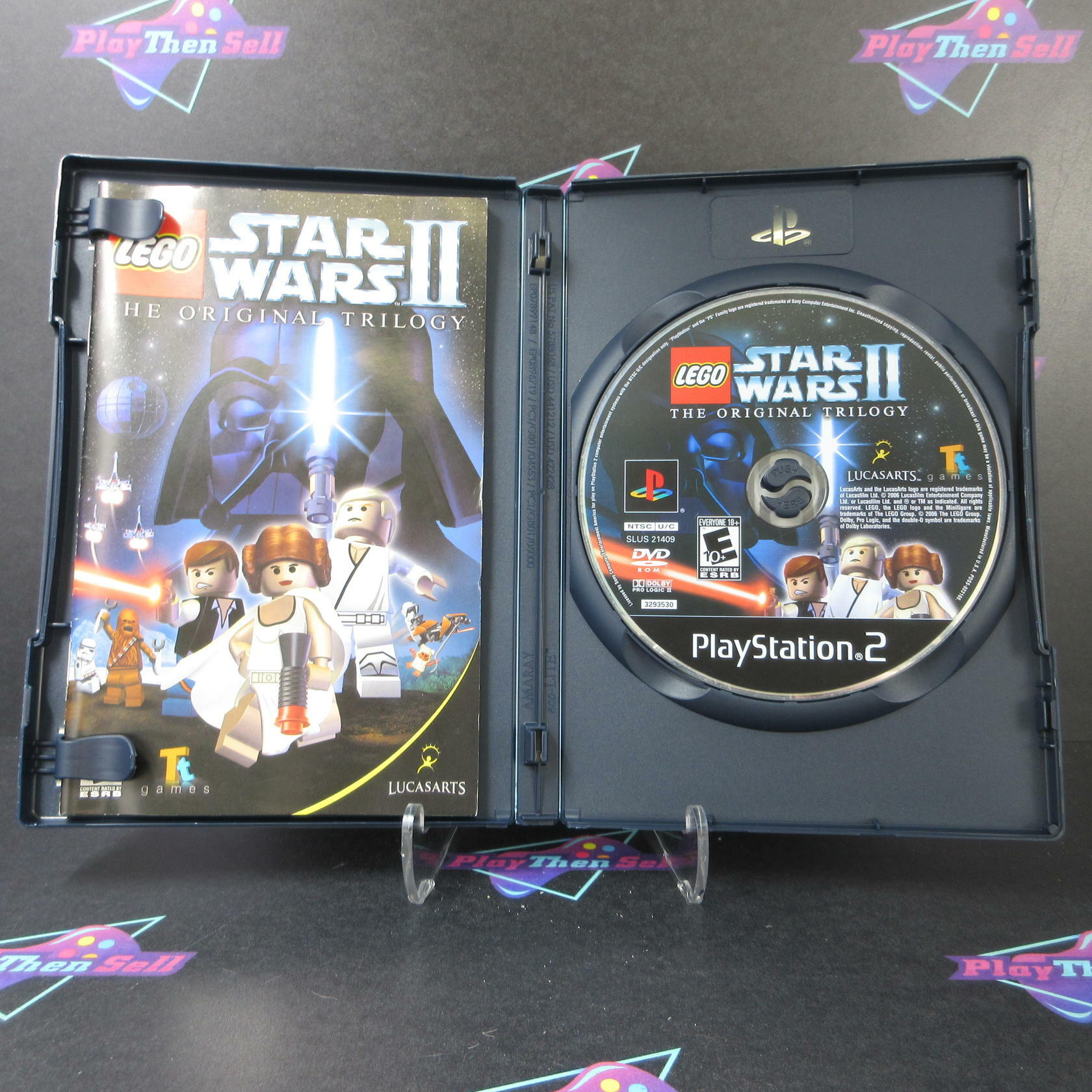 Lego Star Wars II The Original Trilogy PS2 PlayStation 2 AD Complete CIB - Very Good
