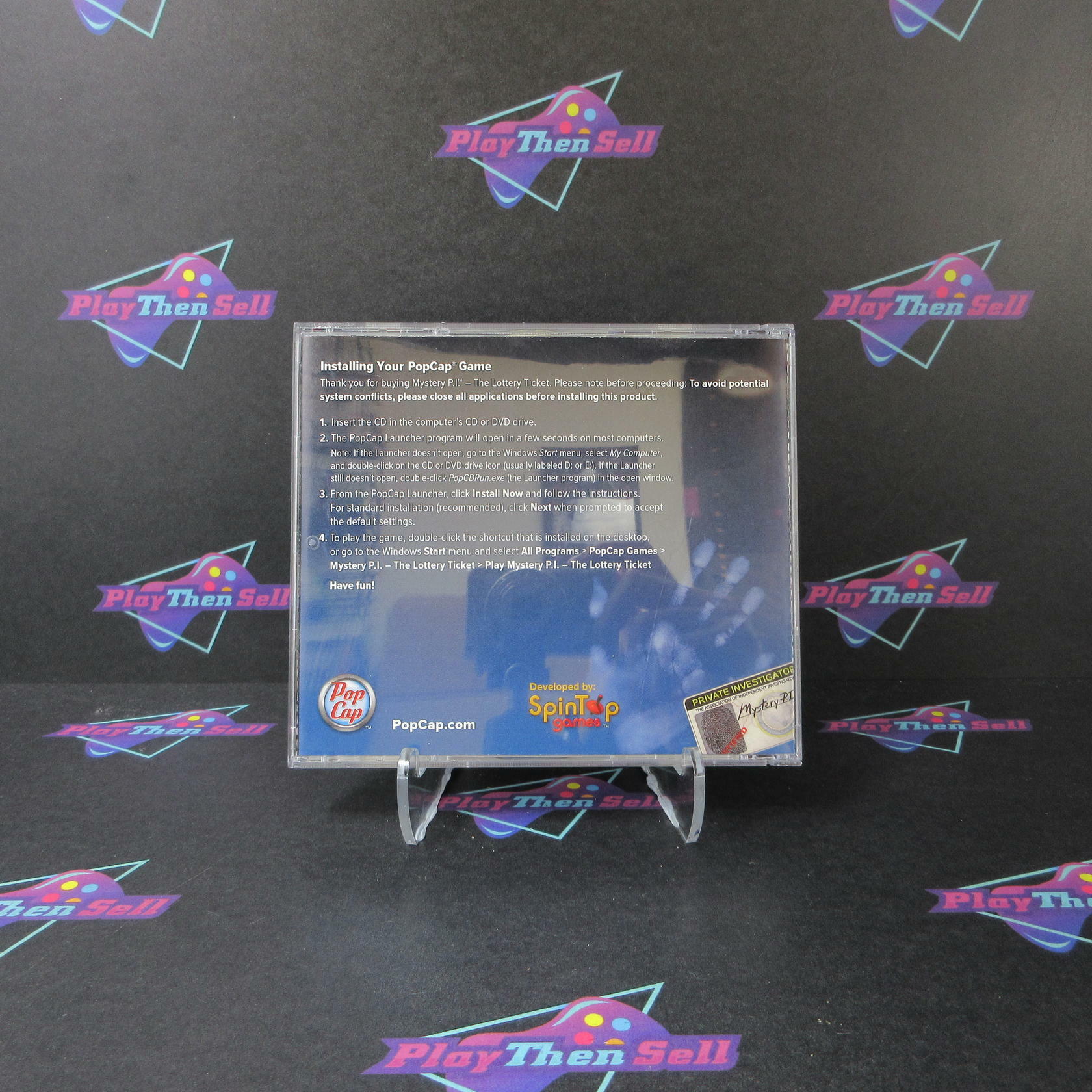 Mystery P.I. The Lottery Ticket PC - Like New