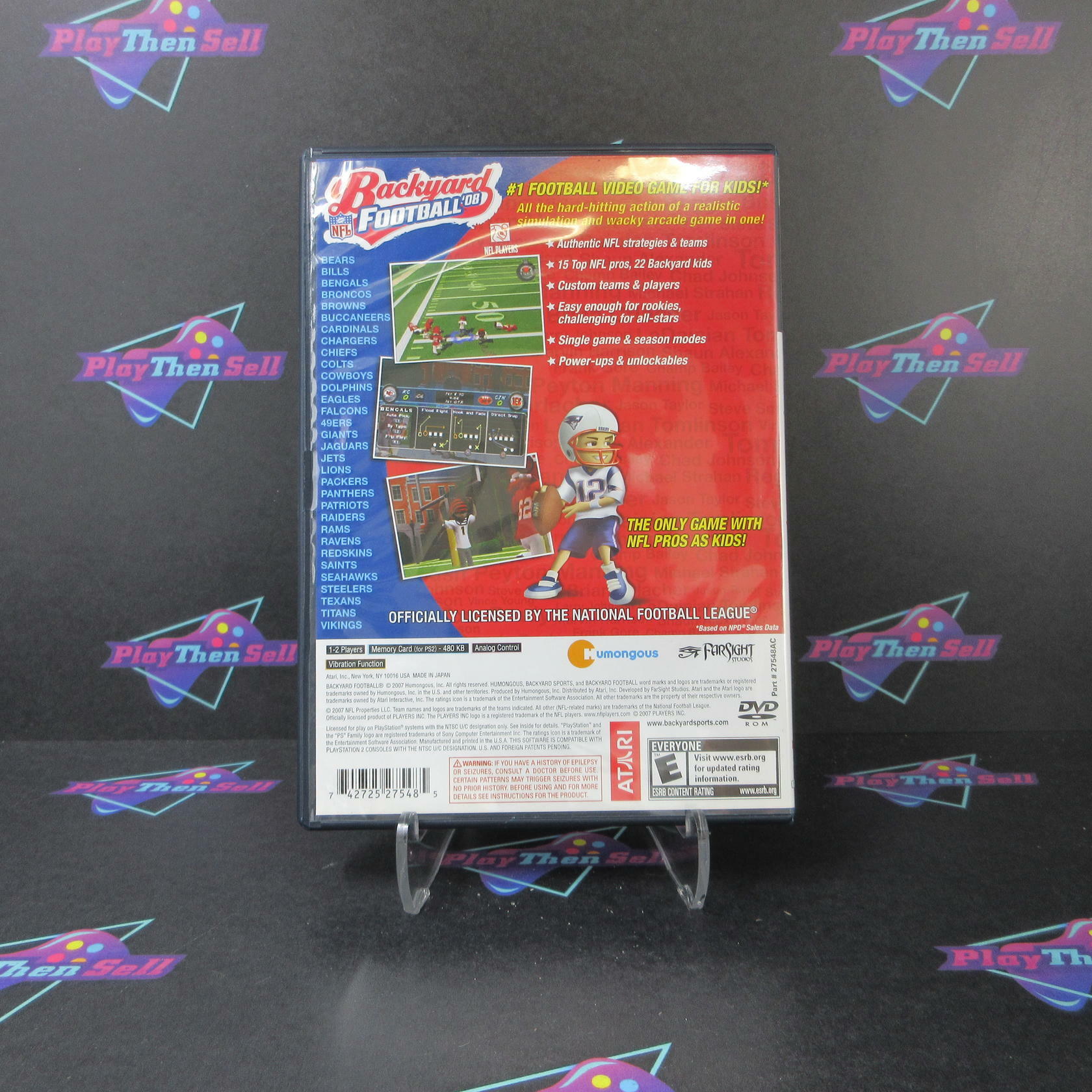 Backyard Football PS2 PlayStation 2 - Very Good