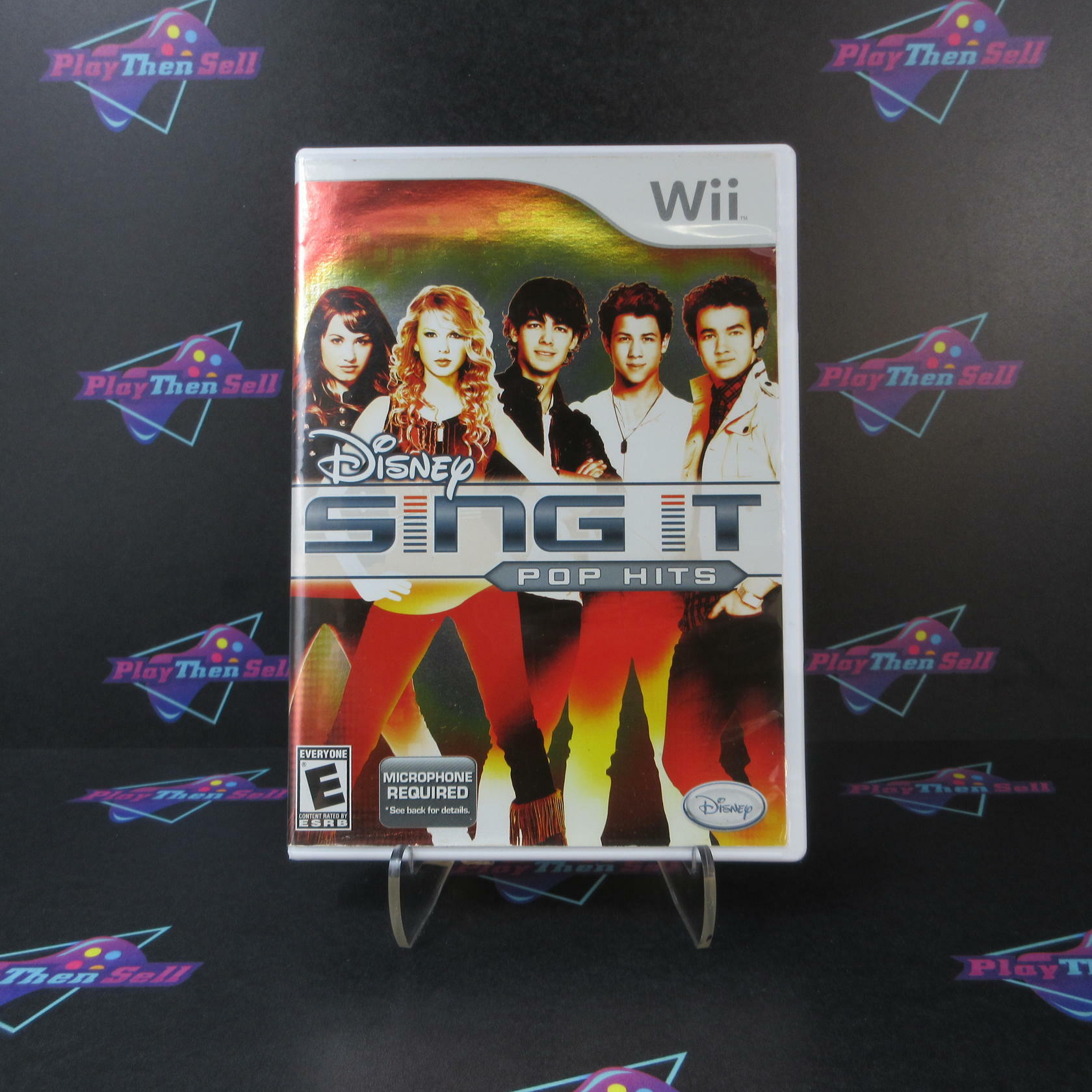 Disney Sing It Pop Hits Nintendo Wii AD Complete - Very Good