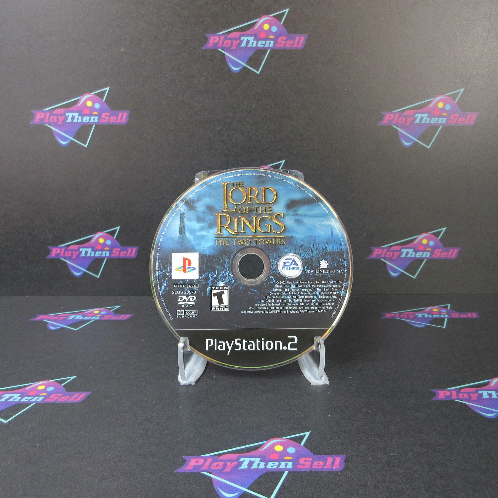 Lord of the Rings The Two Towers PS2 PlayStation 2 Disc Only - Very Good