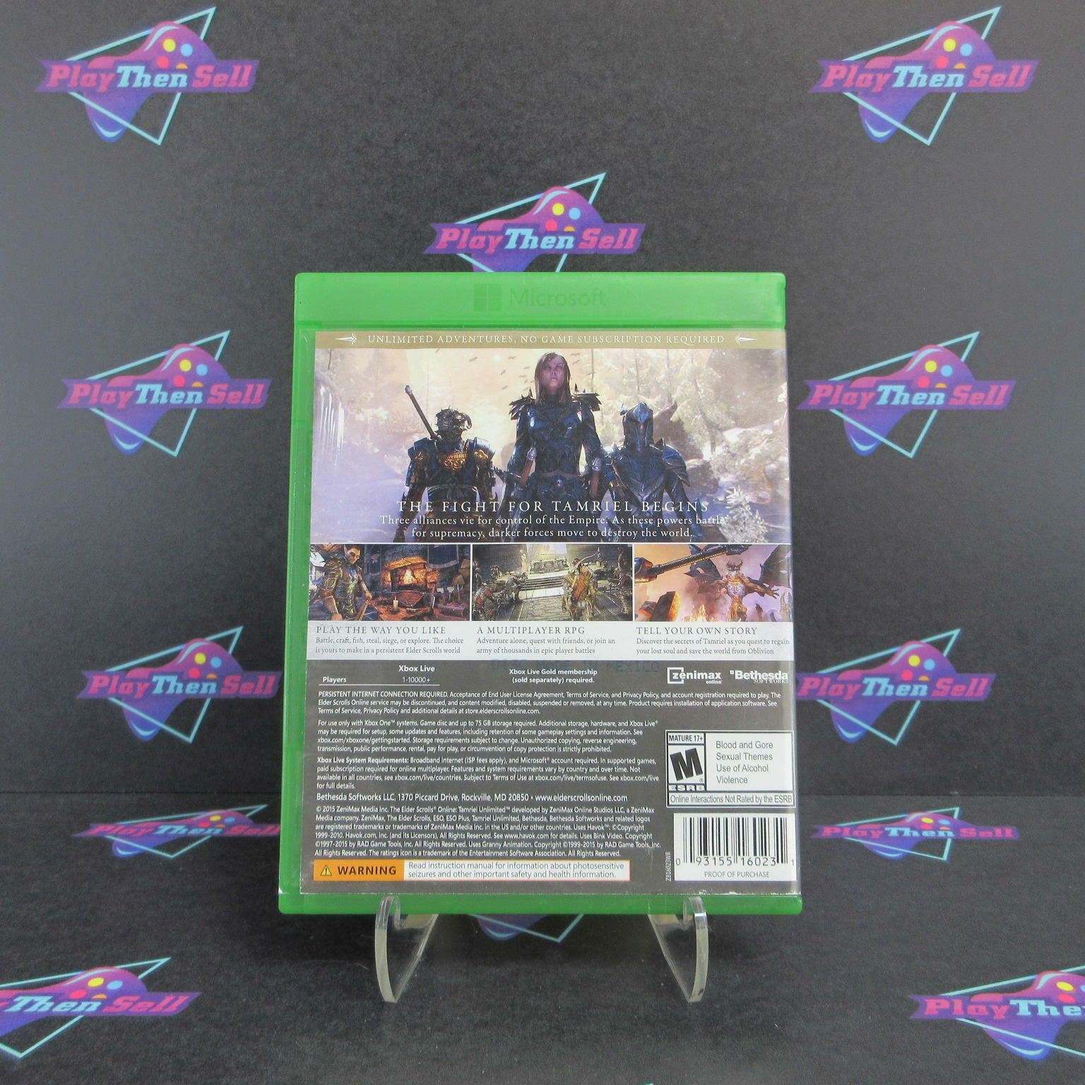 The Elder Scrolls Online: Tamriel Unlimited Xbox One AD - Very Good