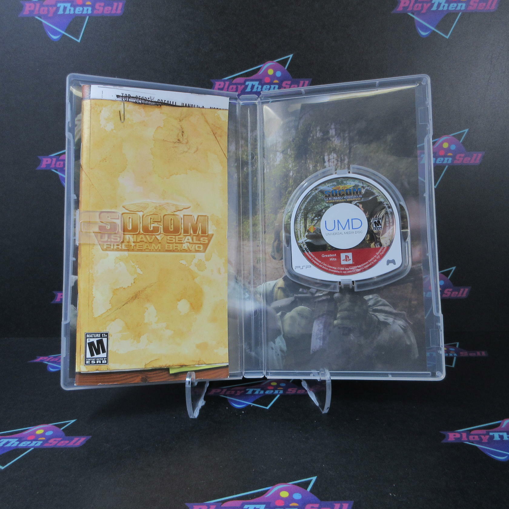 SOCOM U.S. Navy Seals Fireteam Bravo Sony PSP GH - Like New