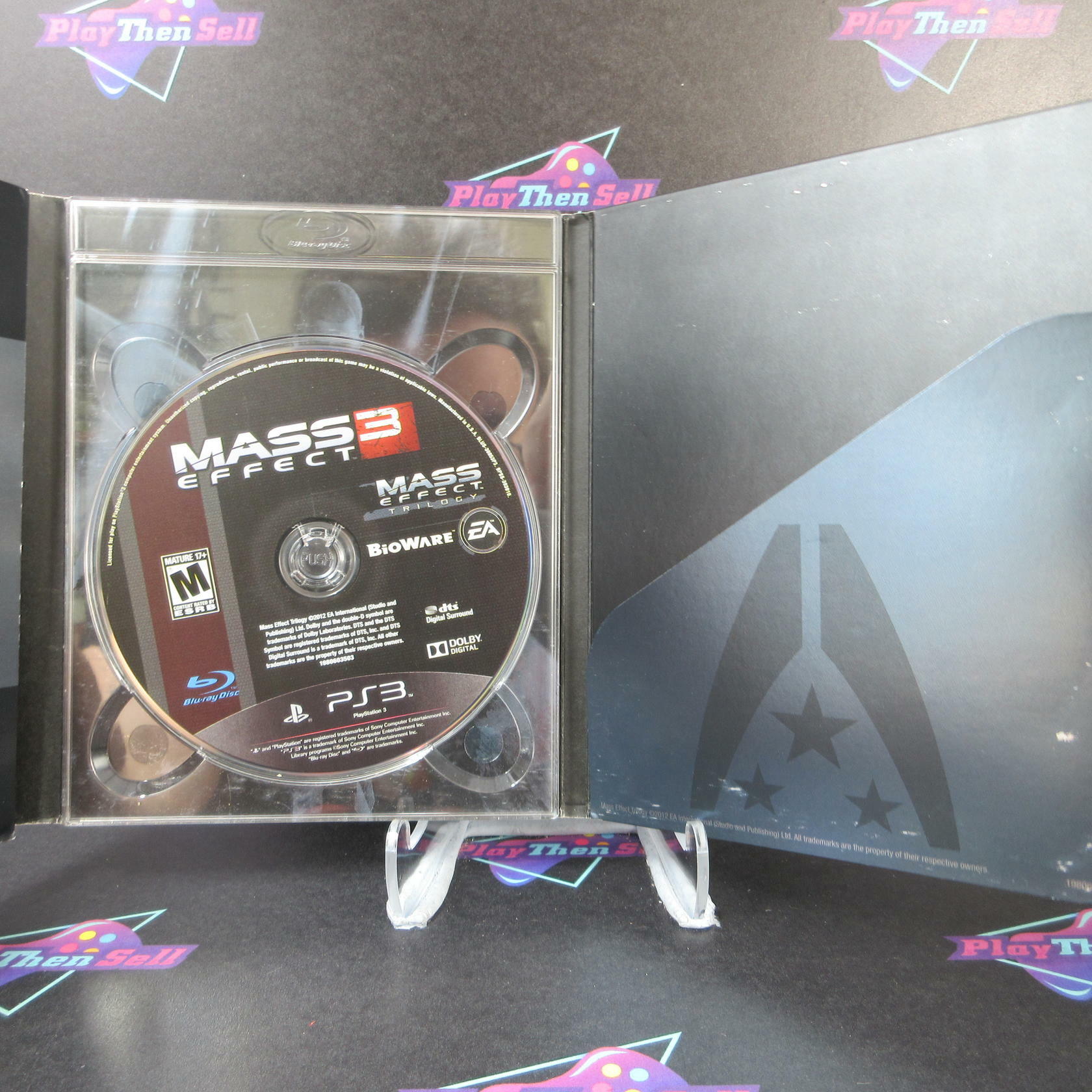 Mass Effect Trilogy PS3 PlayStation 3 AD Sleeve - Very Good