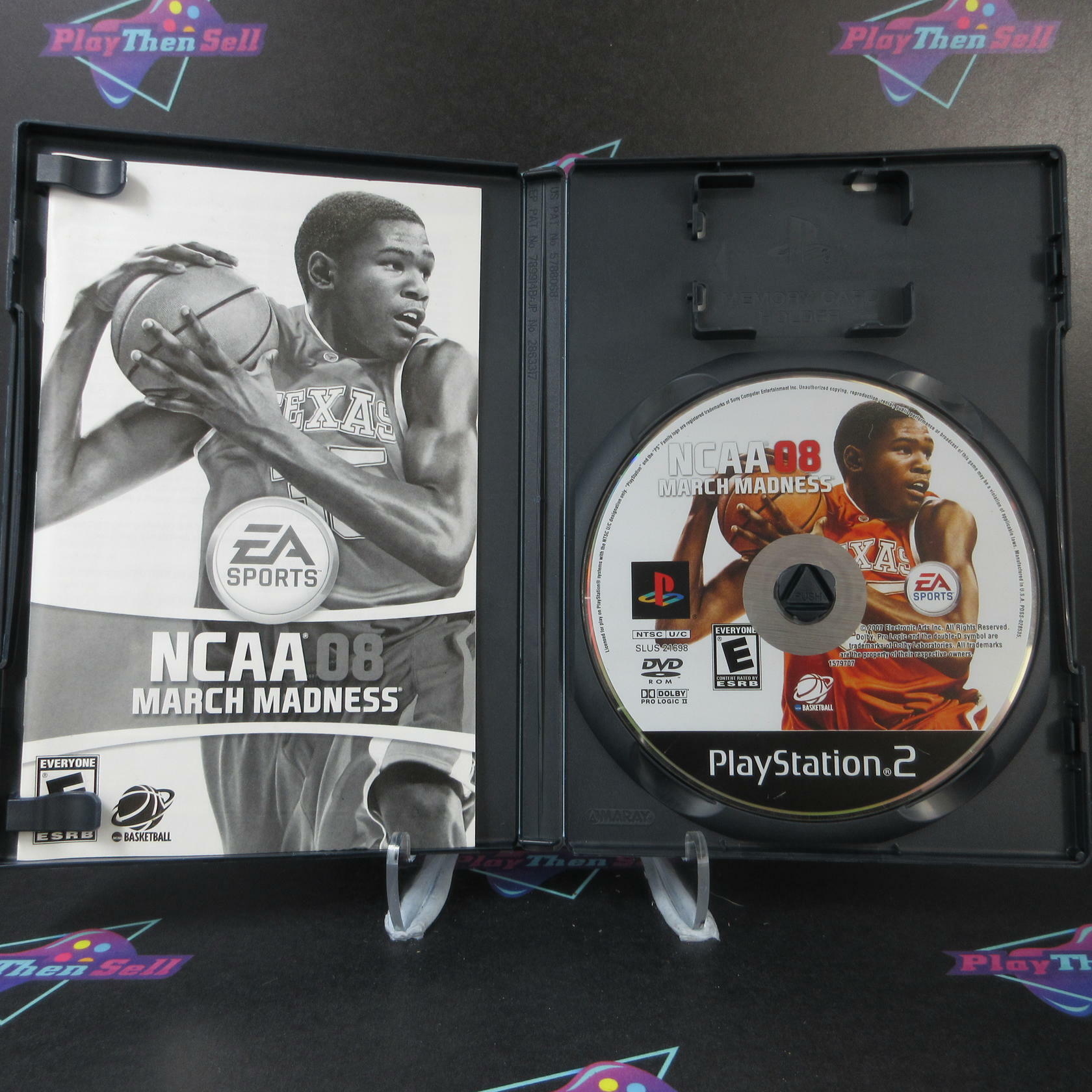 NCAA March Madness 08 PS2 PlayStation 2 AD/DD Complete - Very Good