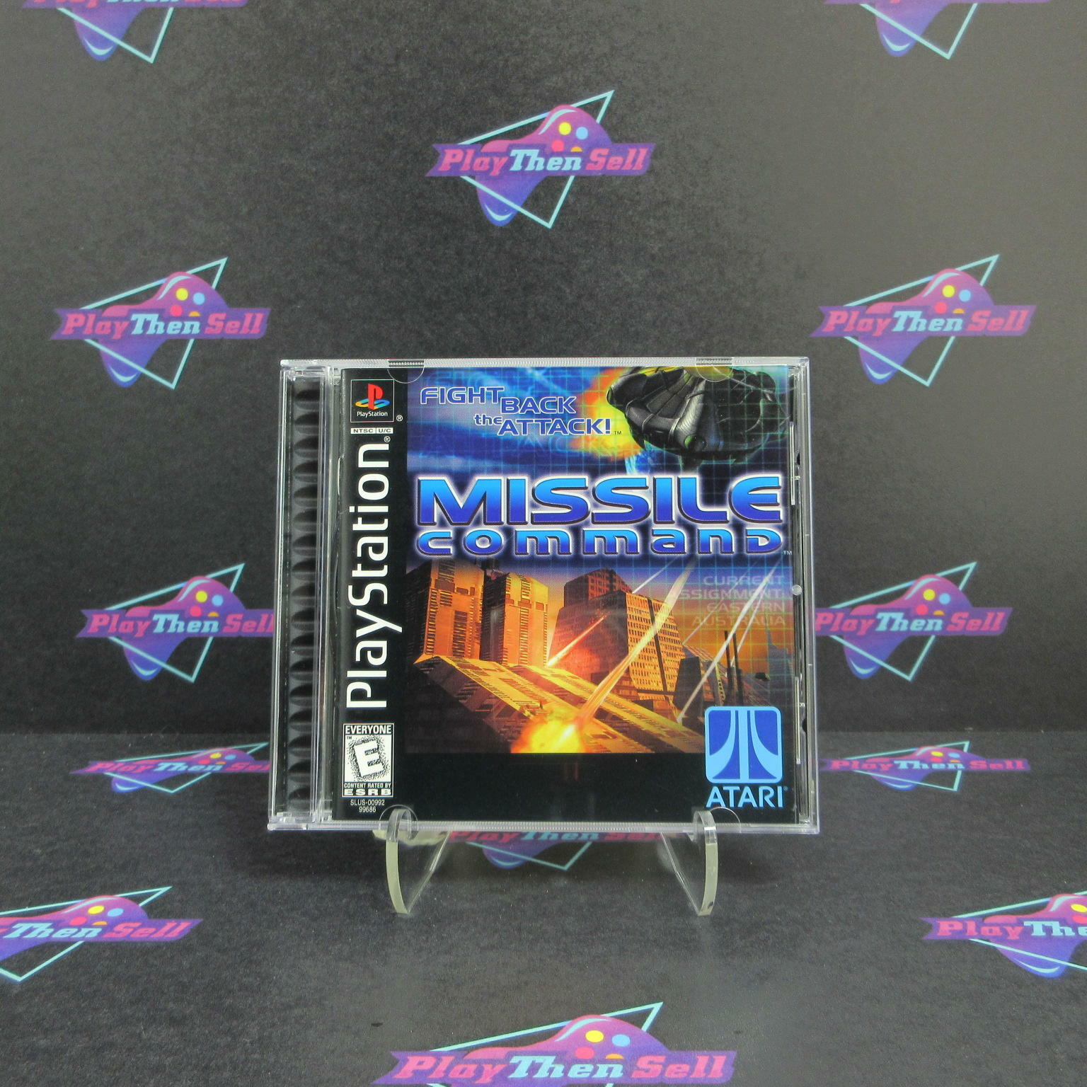Missile Command PS1 PlayStation 1 - Like New