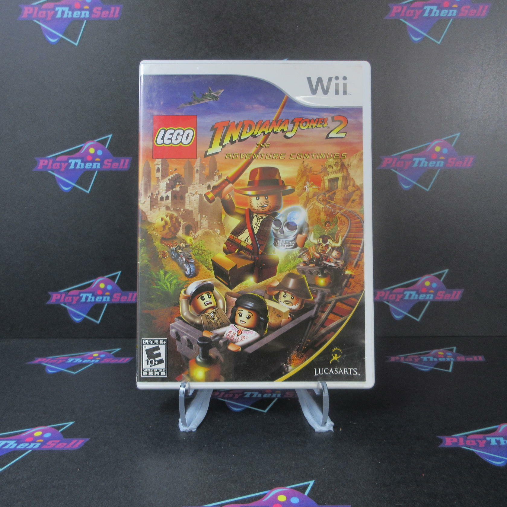 Lego Indiana Jones 2 The Adventure Continues Nintendo Wii AD/NM - Very Good