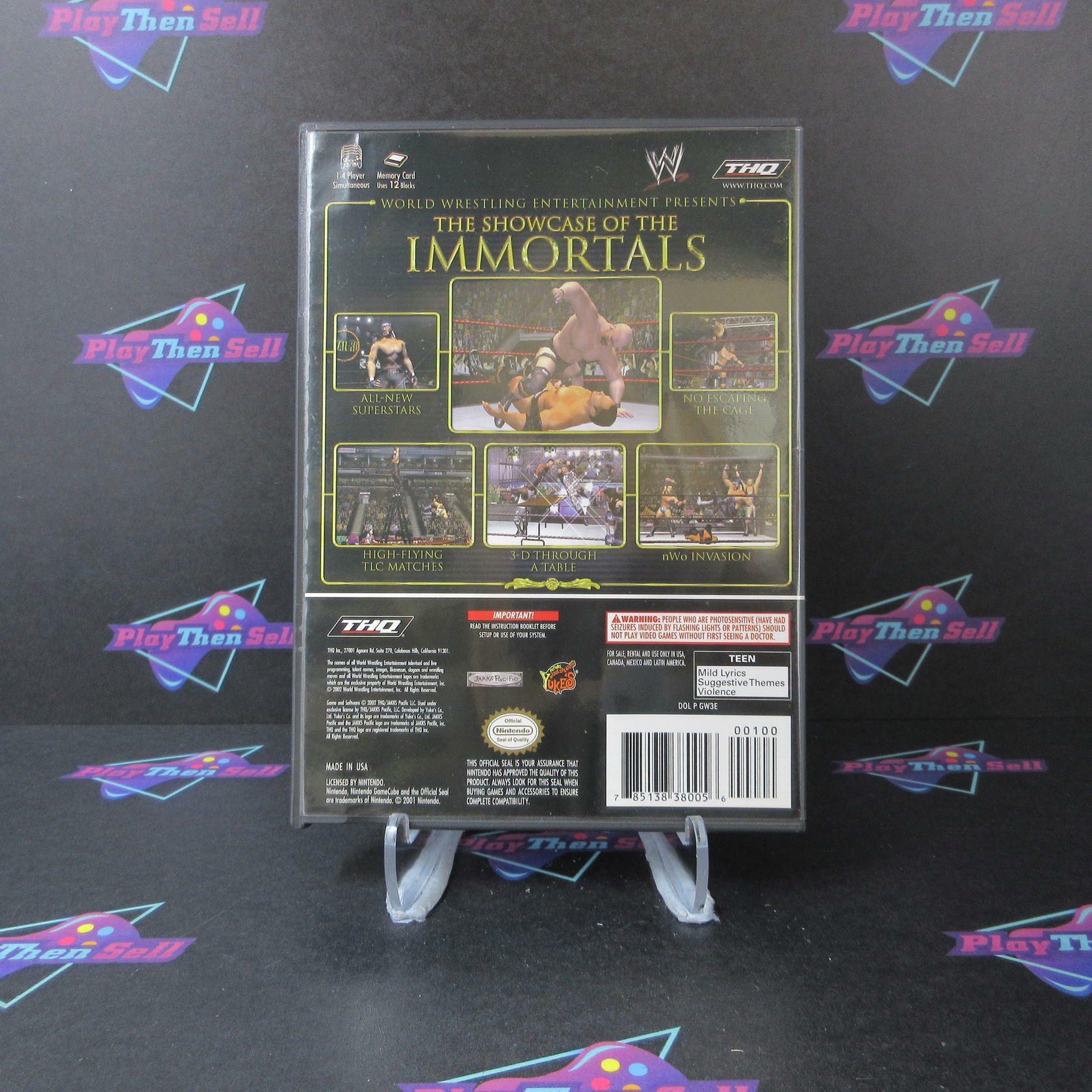 WWE WrestleMania X8 Nintendo Gamecube - Like New