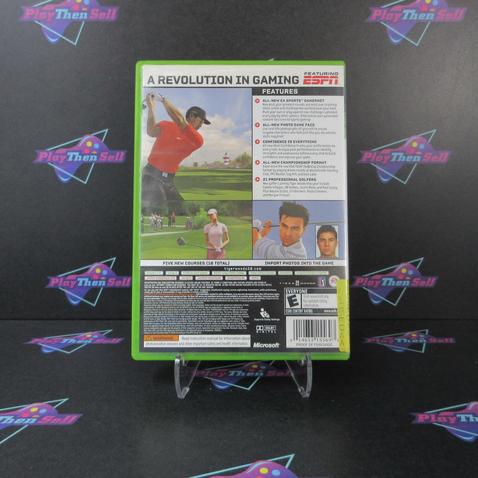Tiger Woods PGA Tour 08 Xbox 360 AD/NM - Very Good