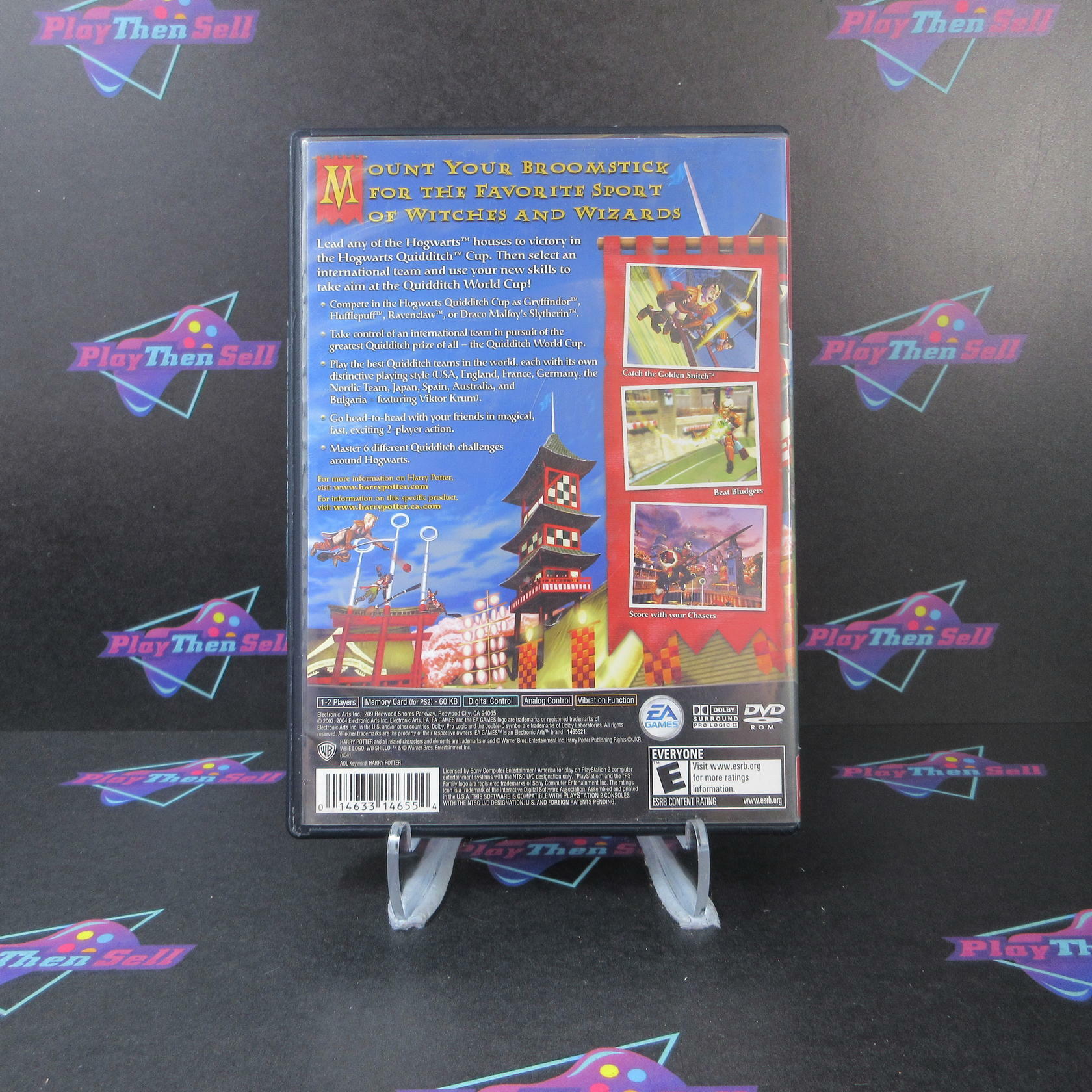 Harry Potter Quidditch World Cup GH PS2 PlayStation 2 AD Complete CIB - Very Good