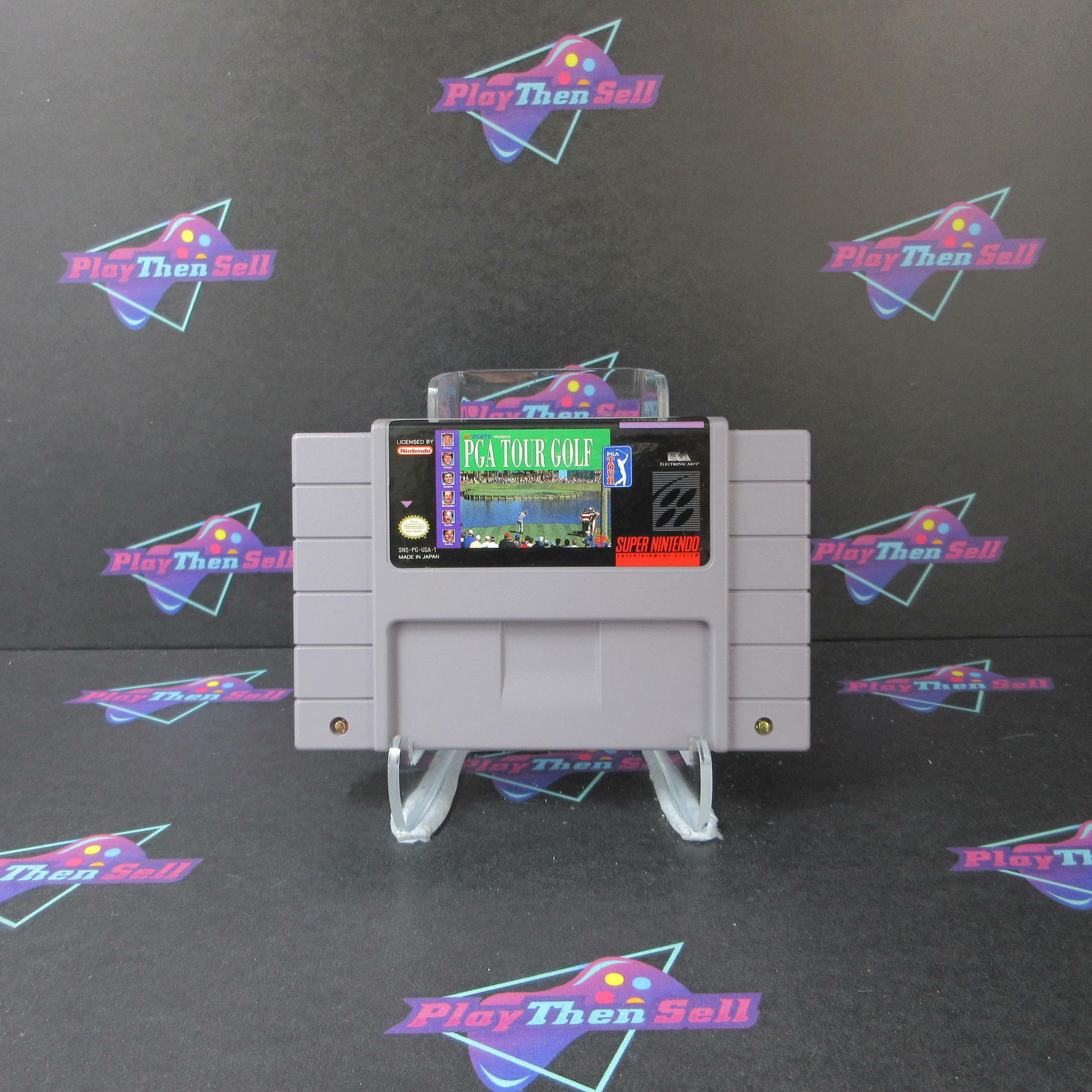 PGA Tour Golf Super Nintendo SNES Cartridge Only Authentic / Tested - Very Good